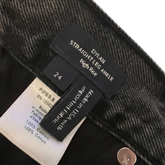 VERONICA BEARD | Dylan | Crystal-Embellished | High-Rise Straight-Leg Jeans S/24 - Picture 8 of 16